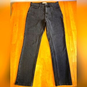 Everlane Black Straight Leg Jeans Classic Style